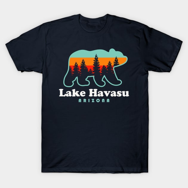 Lake Havasu City State Park Bear Vintage Retro T-Shirt by PodDesignShop